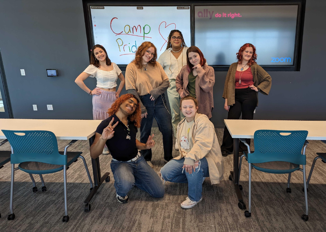 Campus Pride hosts student leaders for Alternative Break from SUNY Oswego