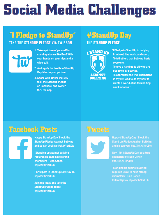 StandUp-SocialMediaChallenge