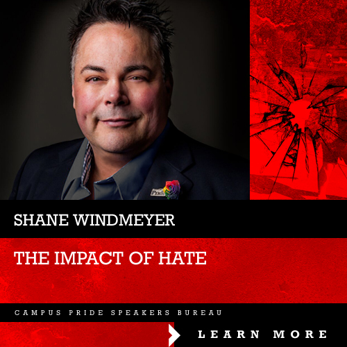 Shane Windmeyer, stop the hate speaker