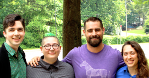 Left: Spencer Spotts, Howie, Rep. Brian Sims, Lisa Warner