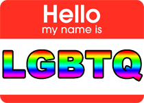 my name is sticker queer lgbtq