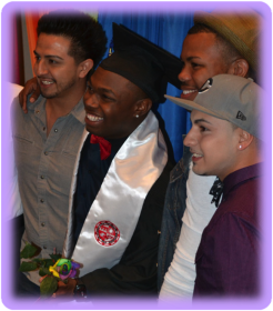  Graduate Raymond Marcell Buford at the 2013 Spring Rainbow Graduation at California State University Northridge. Photo credit: John Saringo-Rodriguez